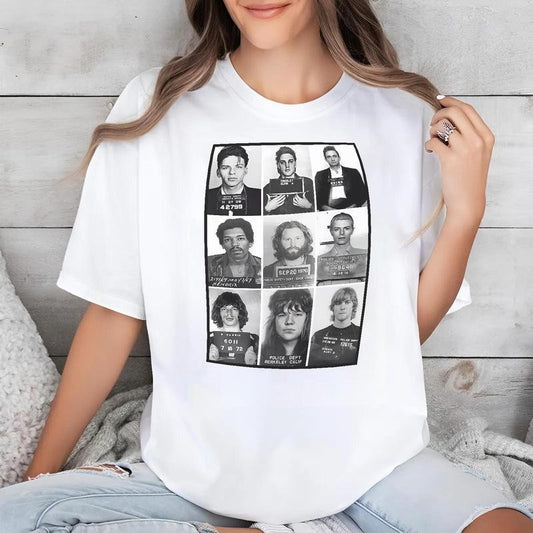 Celebrities Mugshot Rock Stars Music Gift Funny Tee, Sweatshirt, Hoodie