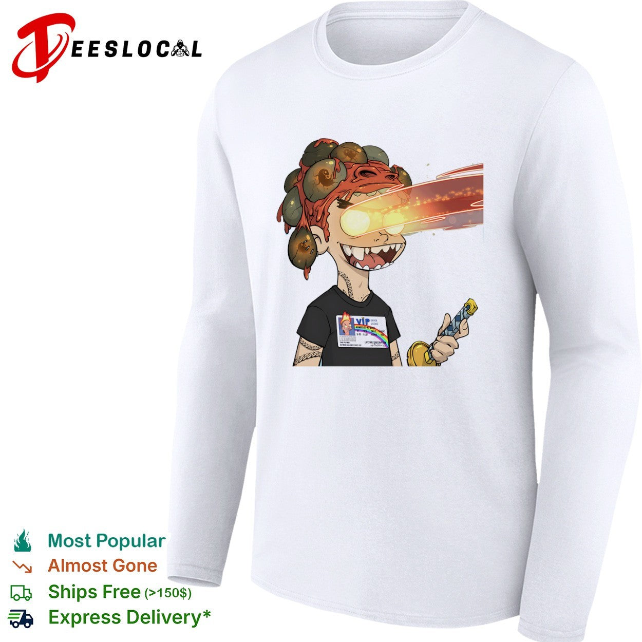 Chad Playboy Haywood Jablomy Street VIP Driver License Laser Eye shirt
