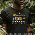 Champion Michigan Basketball Dusty May Abbey Road Signature T Shirt