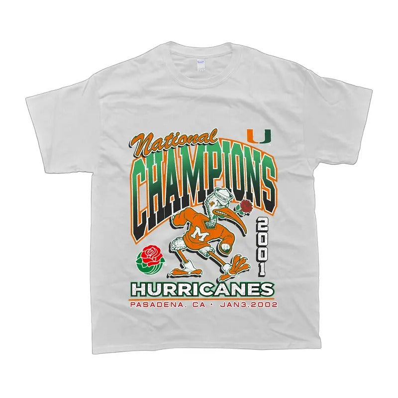 Champions NCAA Vintage T-shirt Graphic Short Sleeve Retro