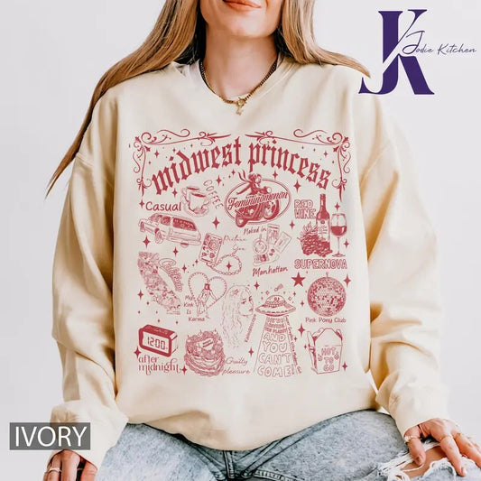 Chappell Roan Shirt, Comfort Colors Shirt, Pink Pony Club Shirt, Midwest Princess 2024 Tour Tee, Chappell Roan Merch, The Rise and Fall of a Midwest Princess Shirt Crewneck Top