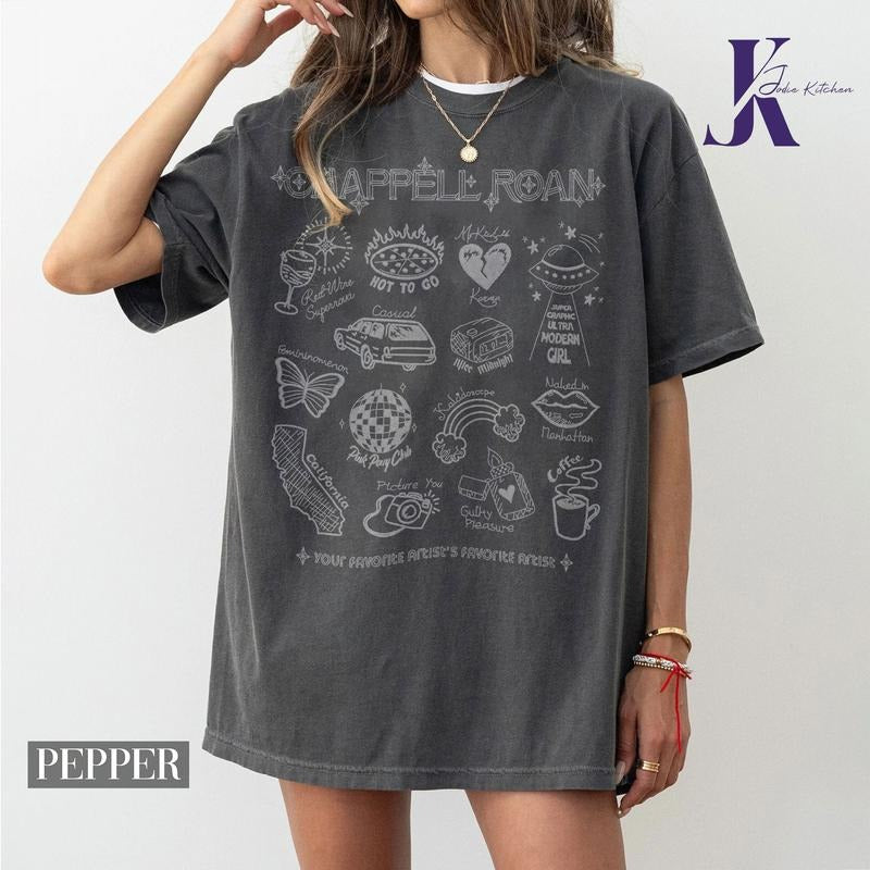 Chappell Roan Shirt, Midwest Princess Shirt, Pink Pony Club Shirt, Hot To Go Shirt, Femininomenon Shirt, Red Wine...