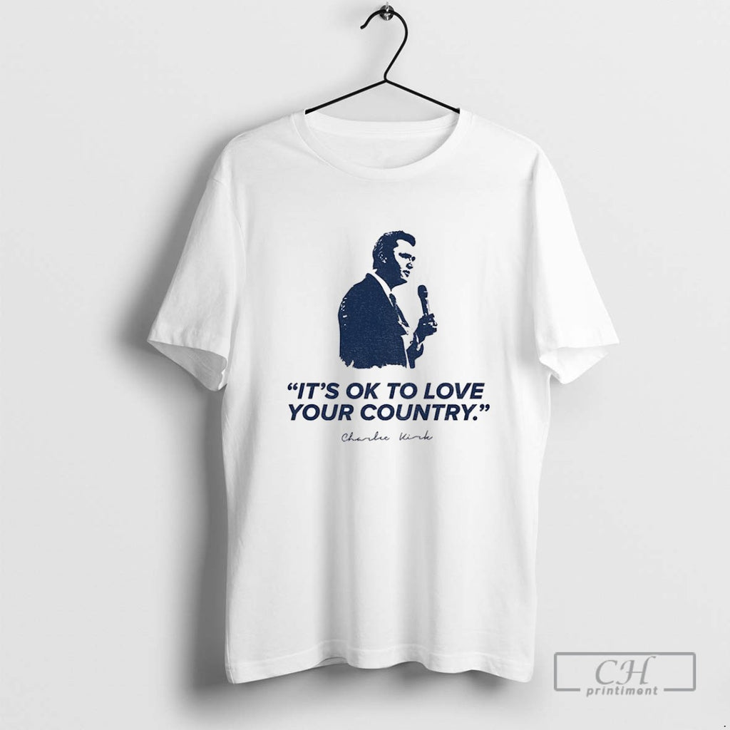 Charlie Kirk Freedom Its Ok To Love Your Country Political 1993 2025