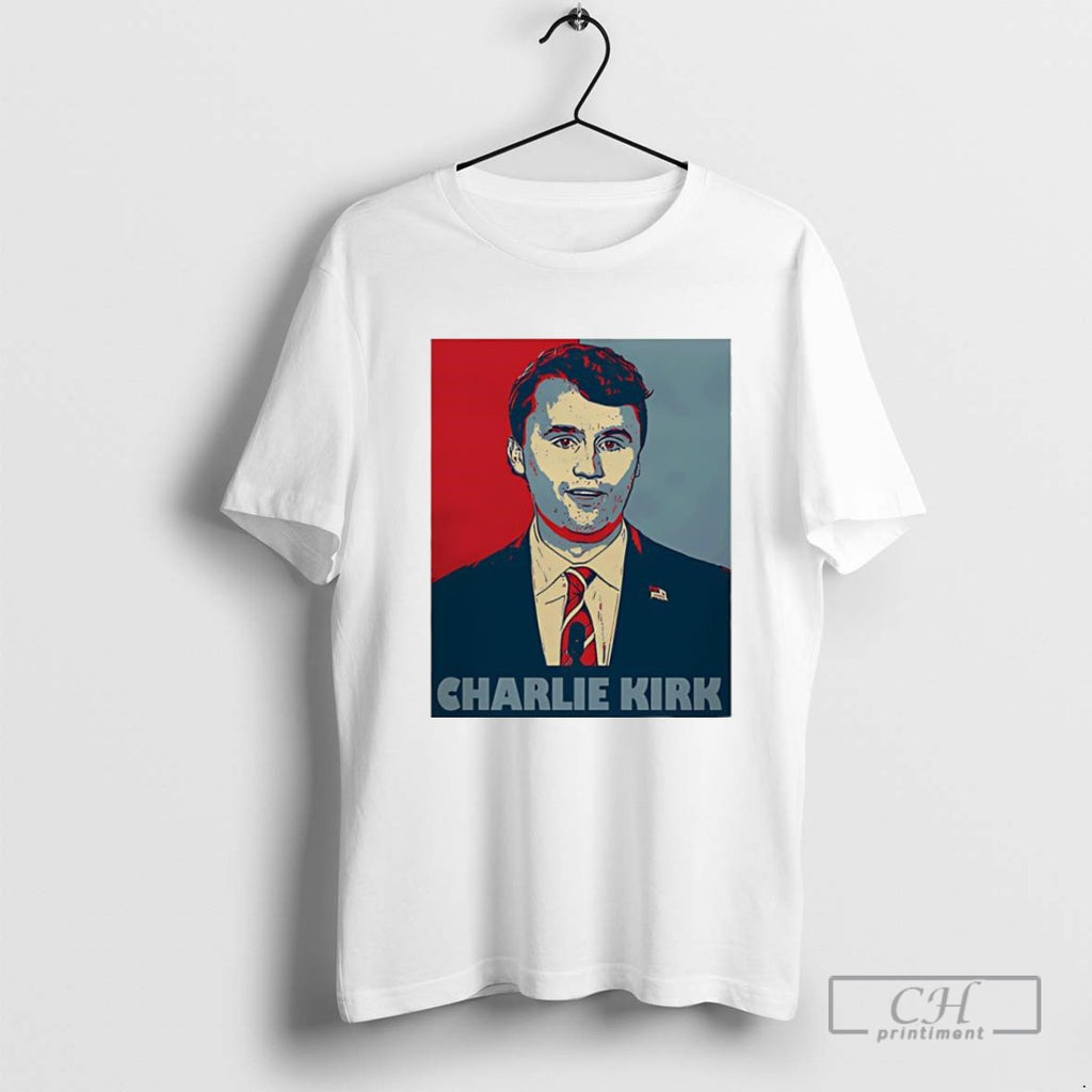 Charlie Kirk Portrait Turning Point Usa Memory Graphic T Shirt Sweater