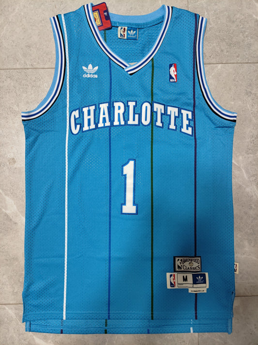 Charlotte Hornets #1 Bogues Hornets 1#“”- Retro Style 4