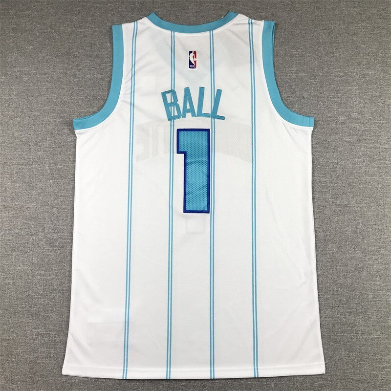 Charlotte Hornets #1 LaMelo Ball Hornets 1 Statement Edition Purple Style 1