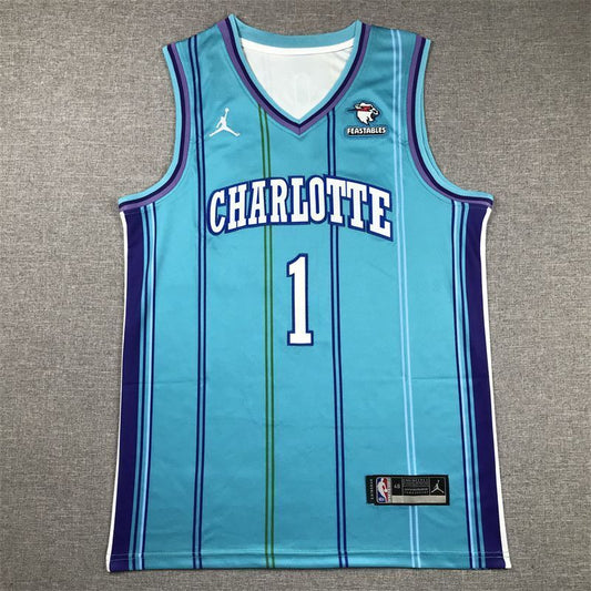 Charlotte Hornets #1 LaMelo Ball Hornets 1 # · Classic Green Style 2