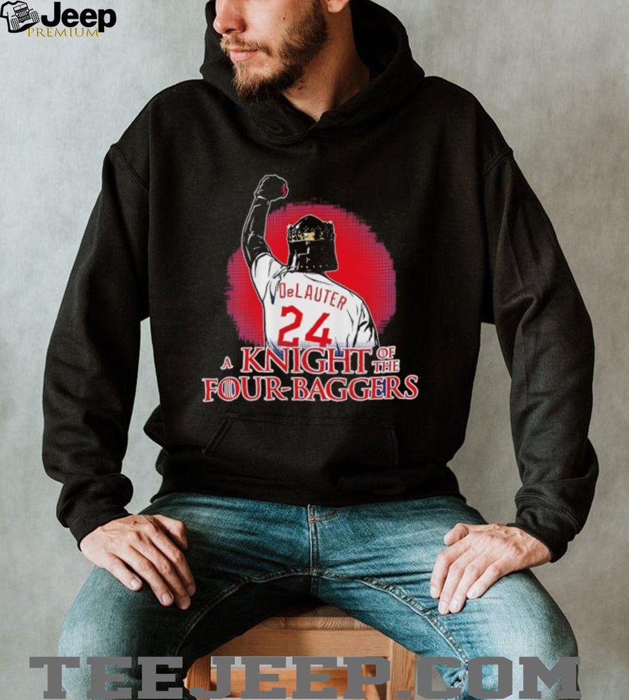 Chase DeLauter 24 A Knight Of The Four Baggers Baseball T Shirt