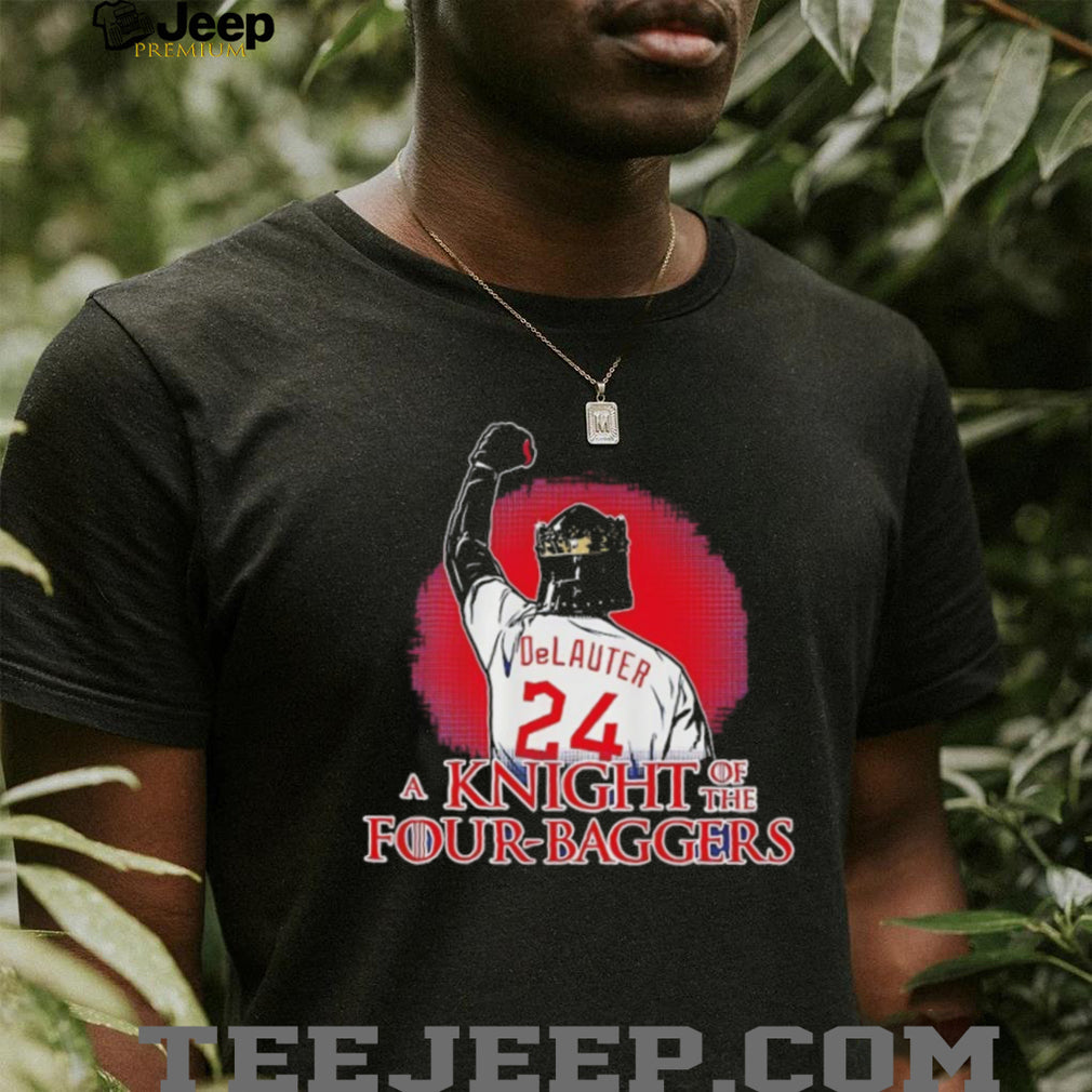 Chase DeLauter 24 A Knight Of The Four Baggers Baseball T Shirt