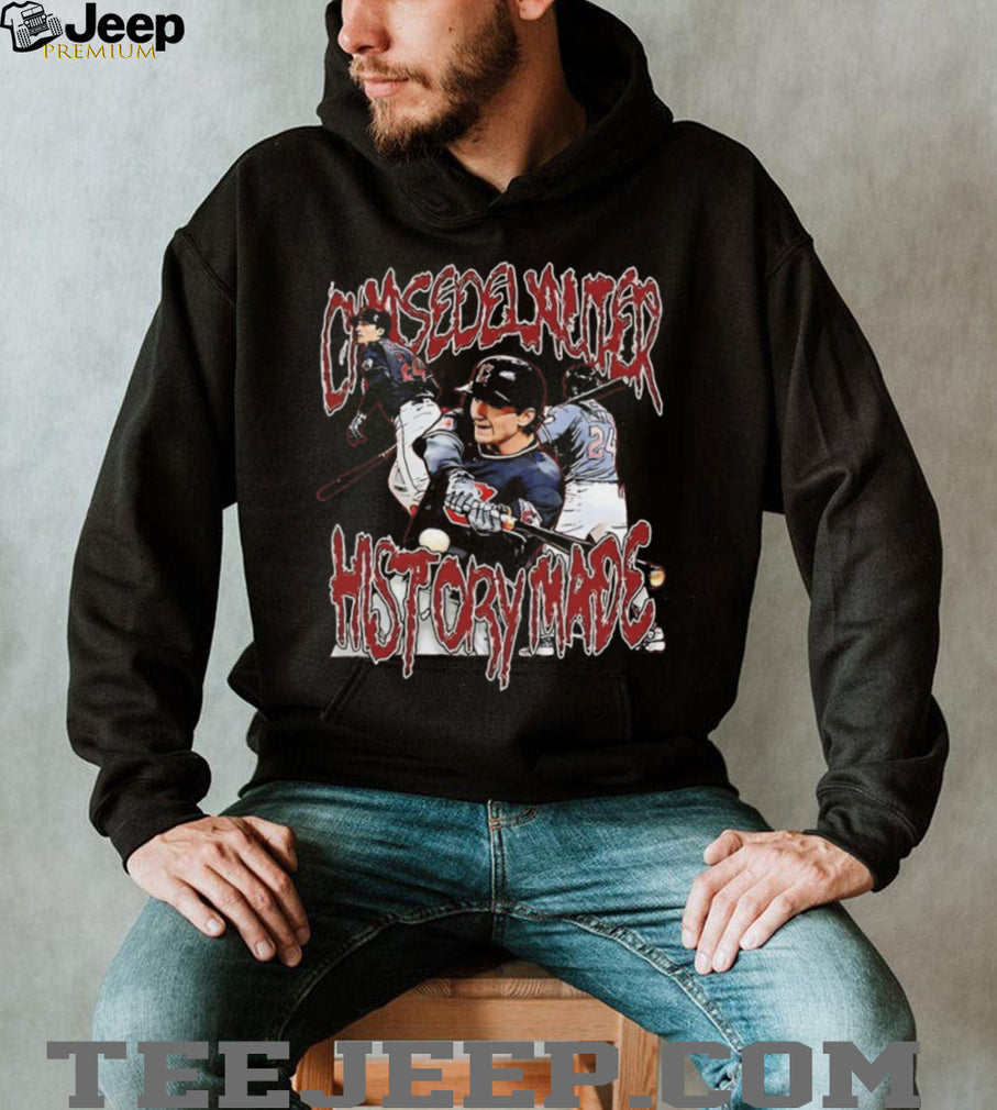Chase DeLauter Cleveland Baseball History Made Vintage Style T Shirt