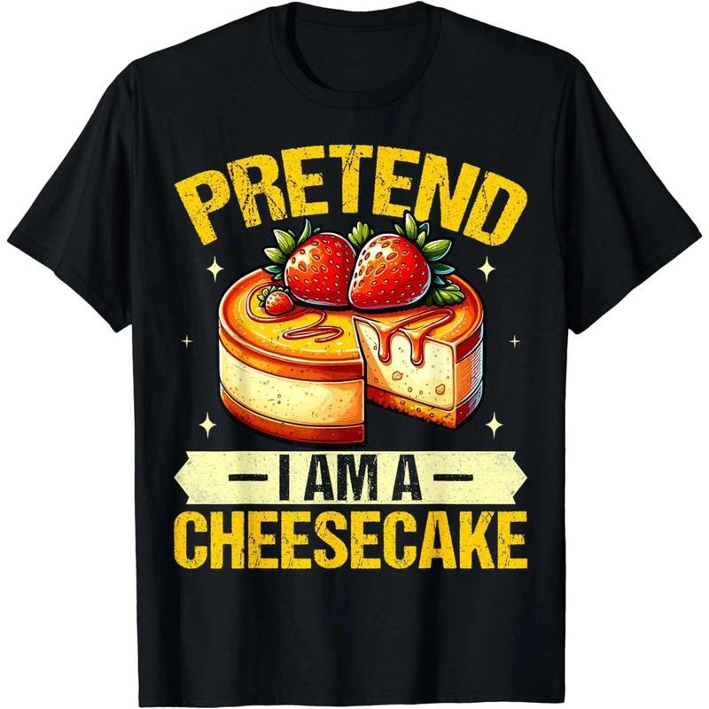 Cheesecake Lover Halloween - Funny Pretend I'm a Cheesecake T-Shirt