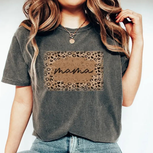 Cheetah Mama Shirt for Mother's Day, Leopard Print Mama Shirt, Gifts For Mom, Cute Mama Gift For Mothers Day, Mama T-Shirt, Blessed Mom Shirt, Gift For Mom, Mother's Day Gift Shirt Hodie and Sweater, T-Shirt