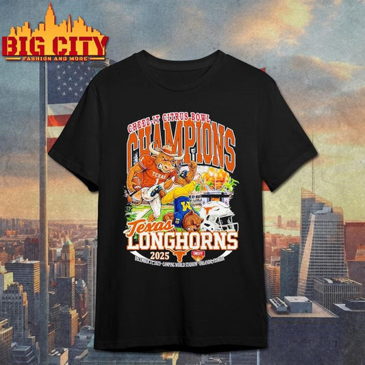 Cheez it Citrus Bowl Champions 2025 Texas Longhorns Shirt