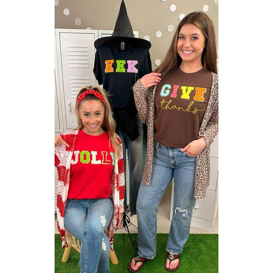 Chenille Holiday Trio Tees - Festive Bundle Vibes #HolidayTrio #ChenilleTees #SeasonalStyle