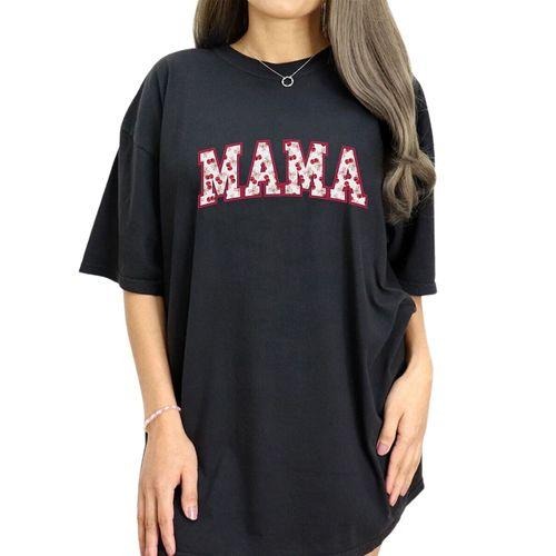Cherry Coquette Mama Shirt, Coquette Cherries Mama Tee, Retro Mom Graphic Tee Women, Cherry Lover Unhinged Shirt For Mom, Comfy Fabric Oversized Graphic Tee, Mother's Day Gifts, Funny Women Shirt, Women's Tops, Womenswear, Cotton Fabric Tee