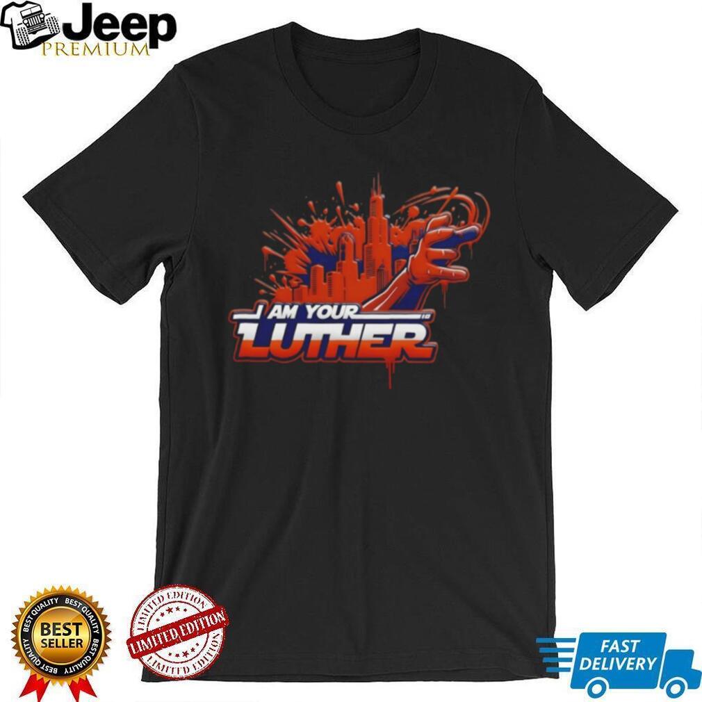 Chicago City Skyline I Am Your Luther Graffiti Style Urban Streetwear T Shirt