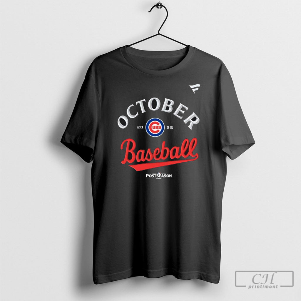 Chicago Cubs 2025 Mlb Postseason Locker Room Shirt Sweater