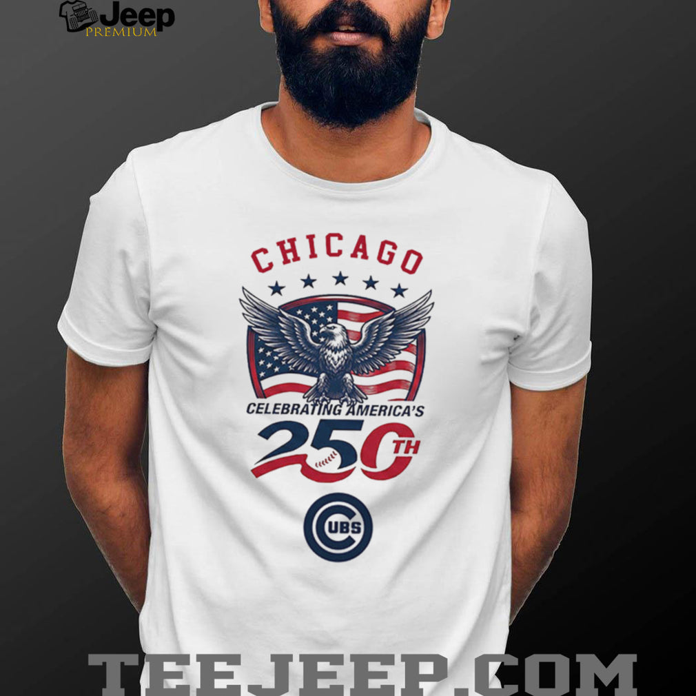 Chicago Cubs Celebrating America’s 250th Baseball Jersey T Shirt Custom Name