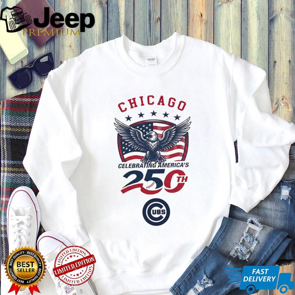 Chicago Cubs Celebrating America’s 250th Baseball Jersey T Shirt Custom Name