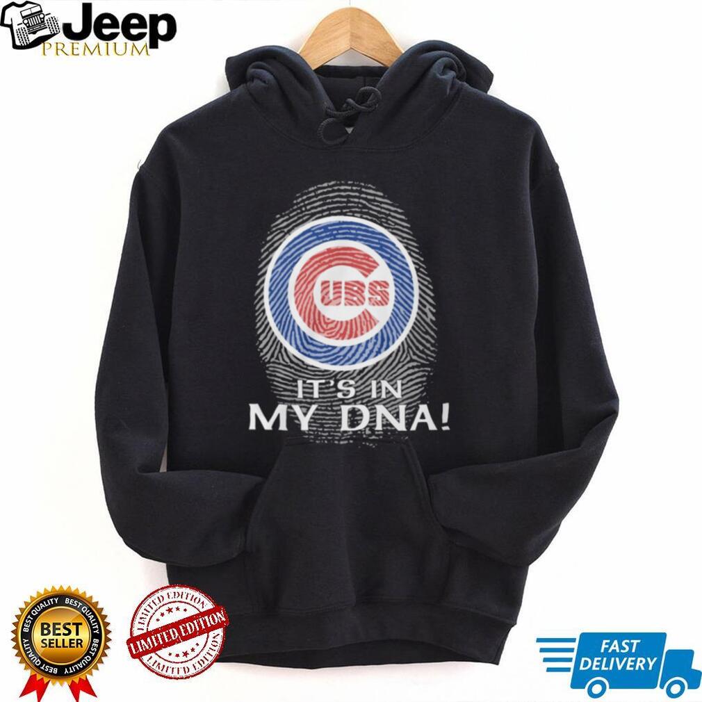 Chicago Cubs MLB “It’s In My DNA” Fingerprint Logo Fan T Shirt