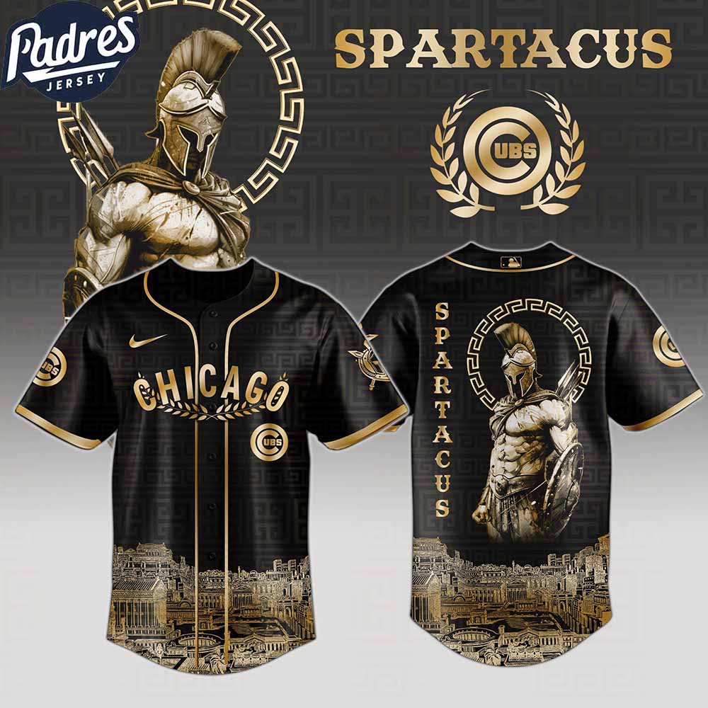 Chicago Cubs MLB X Spartacus Custom Baseball Jersey - Padres Jersey Oasis: Elevate Your Baseball Style Game T-Shirts,...