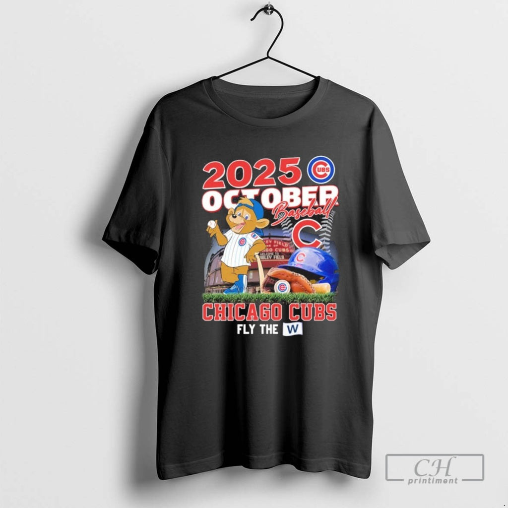Chicago Cubs Mascot October Baseball 2025 Fly The W