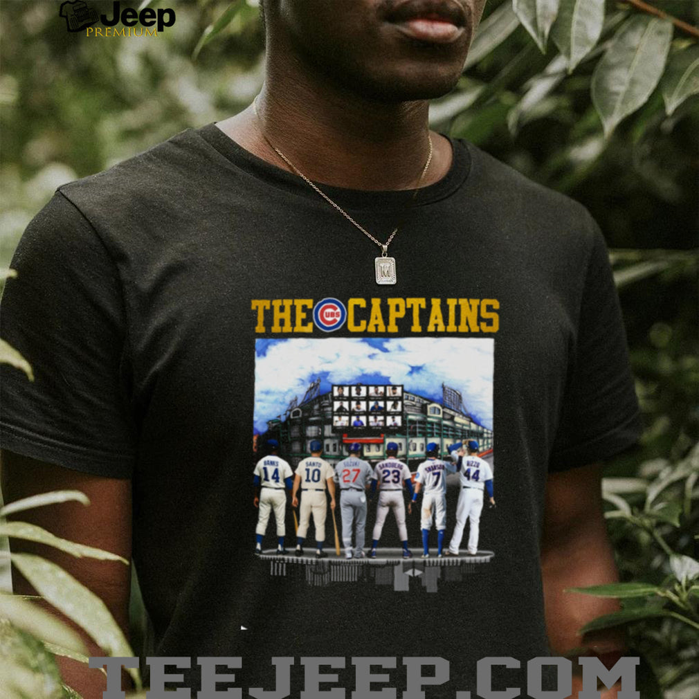 Chicago Cubs “The Captains” Wrigley Field Legends Signature T Shirt