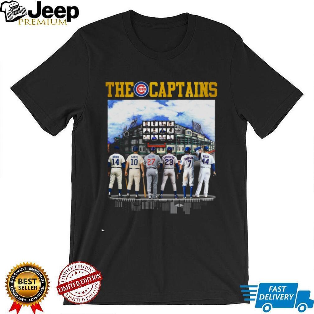 Chicago Cubs “The Captains” Wrigley Field Legends Signature T Shirt
