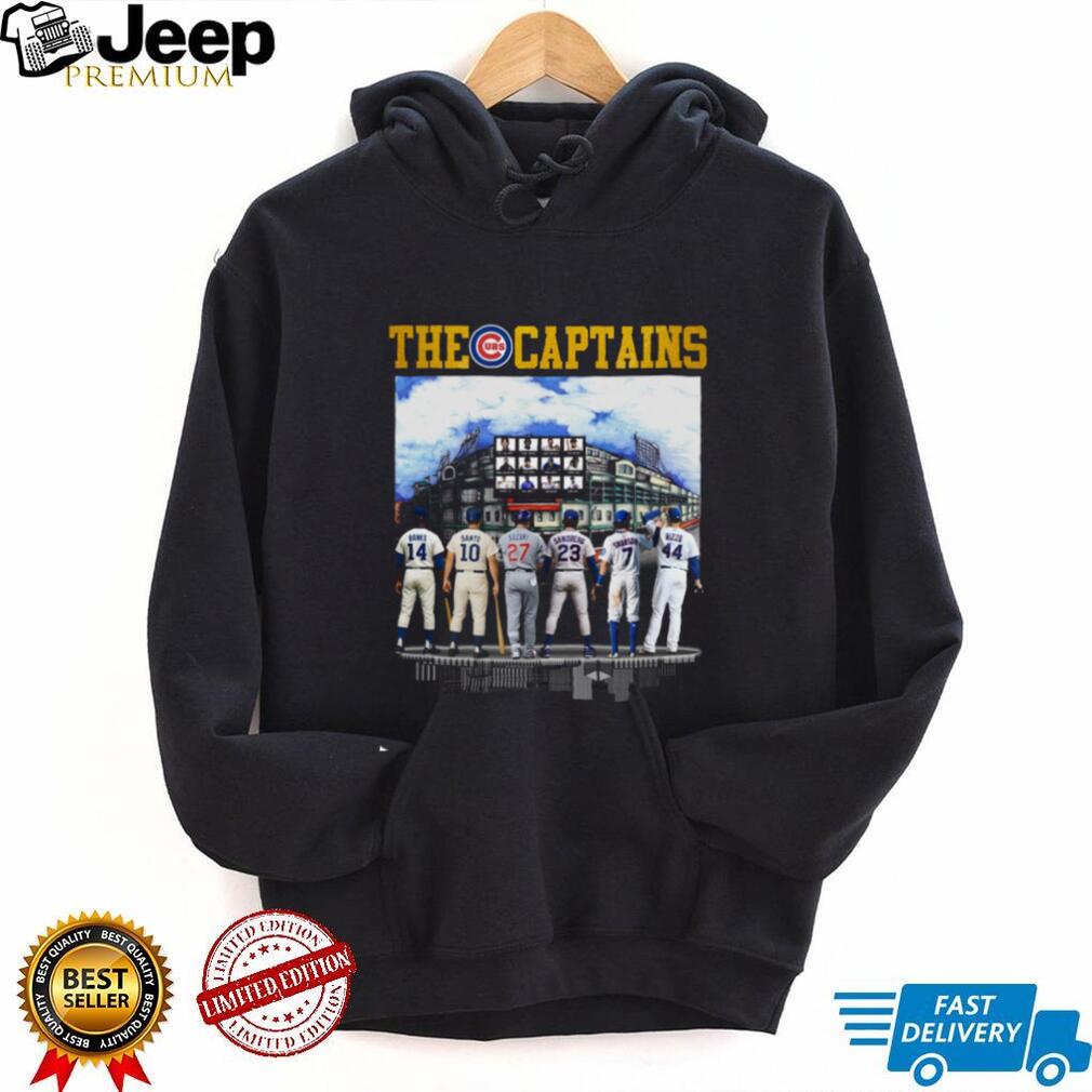 Chicago Cubs “The Captains” Wrigley Field Legends Signature T Shirt