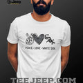 Chicago White Sox Peace Love White Sox Baseball T Shirt