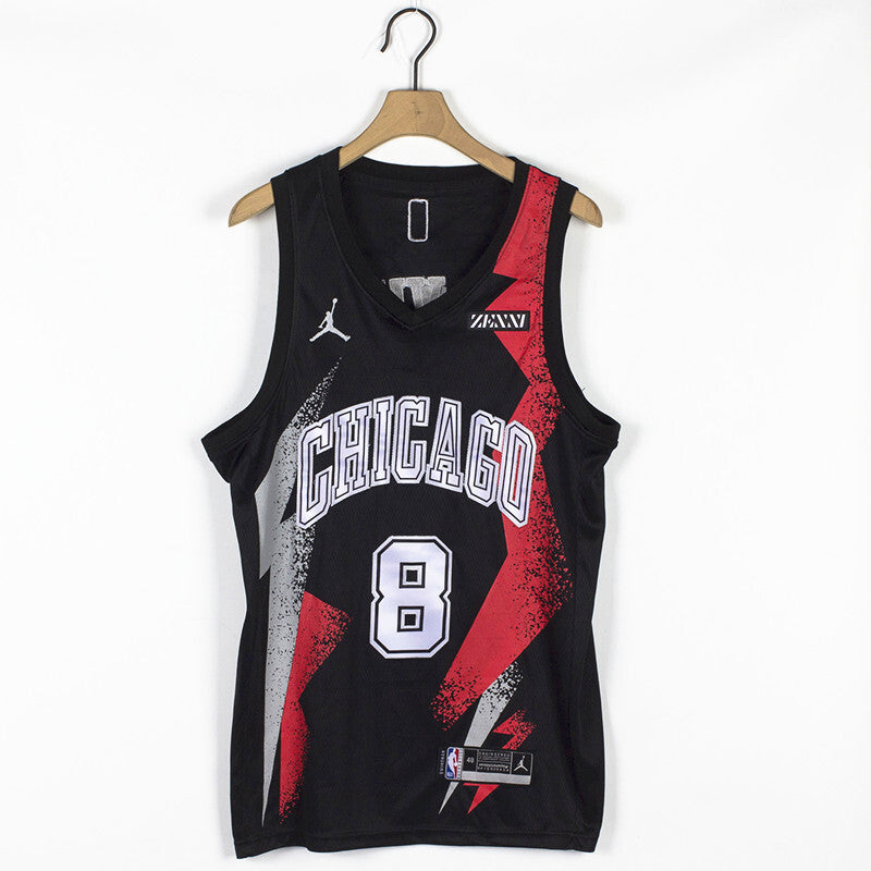 Chicago Bulls #8 Zach LaVine Bulls 8 Fashion Edition Style 2