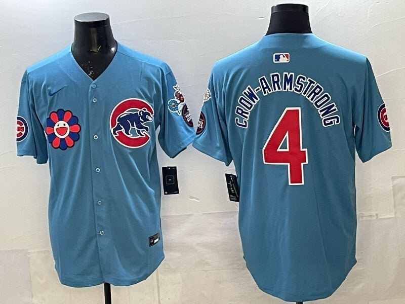 Chicago Cubs #4 Pete Crow-Armstrong Cubs With Edition Adult