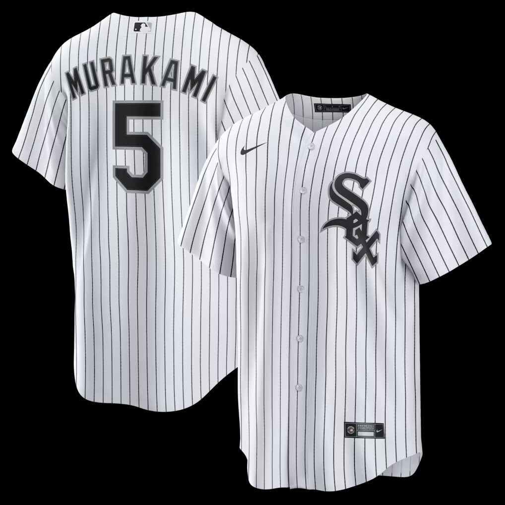 Chicago White Sox #5 Munetaka Murakami Home Replica Jersey - White