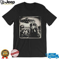 Chicken Farm Alien UFO Abduction Vintage Grunge Graphic T Shirt