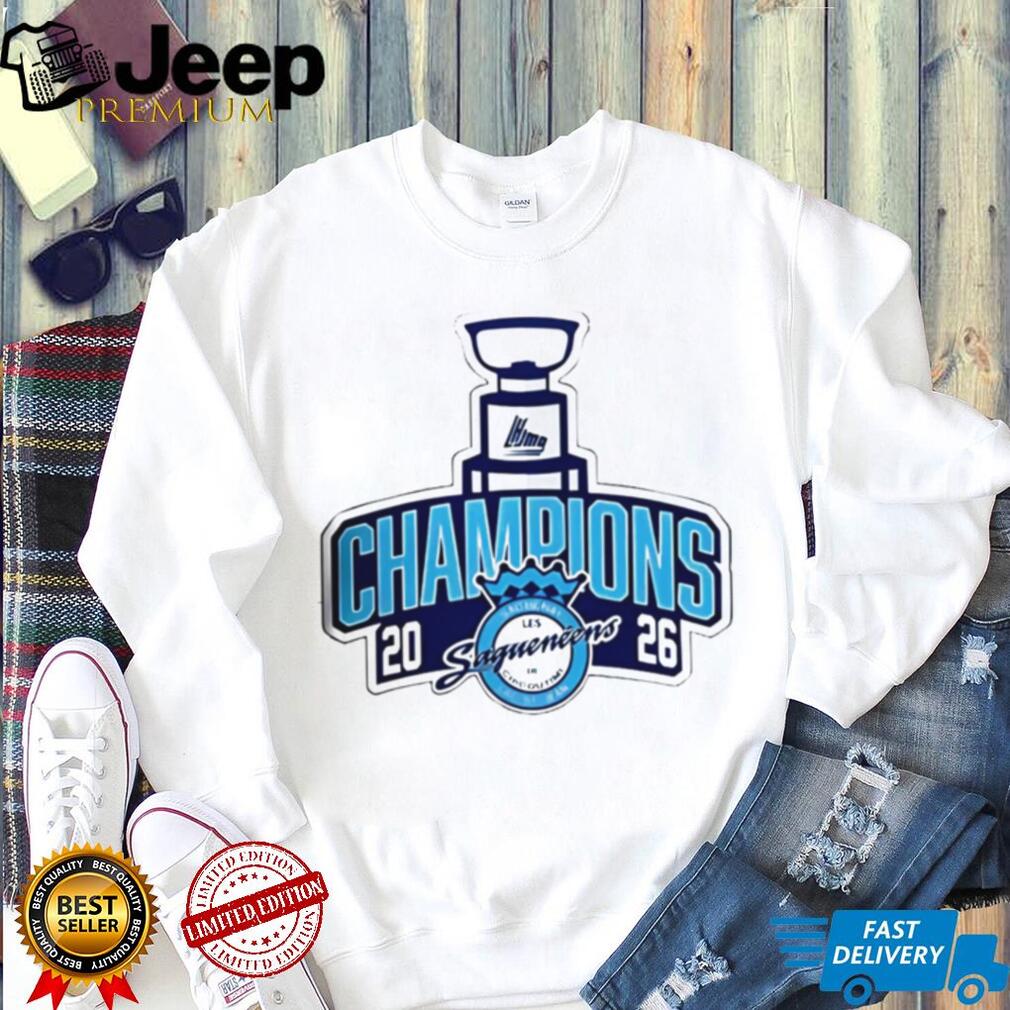 Chicoutimi Sagueneens QMJHL Champions 2026 Hockey T Shirt