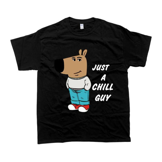 Chill Guy Funny  T-Shirt Chill Top Casual Style Basic Cute