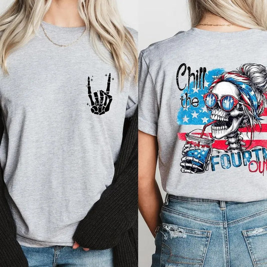 Chill The Fourth Out Shirt, 4th of July Shirt, USA Shirt, Funny 4th of July Shirt
