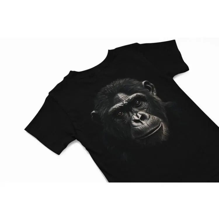 Chimpanzee T-Shirt, Jungle animal T shirt, Rainforest animal t shirts, Ape t shirt, Chimp Lover gift, Monkey t shirt, Chimp T shirt Made in USA
