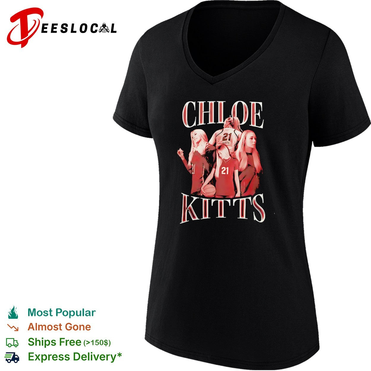 Chloe Kitts South Carolina Gamecocks NCAA Basketball Player shirt