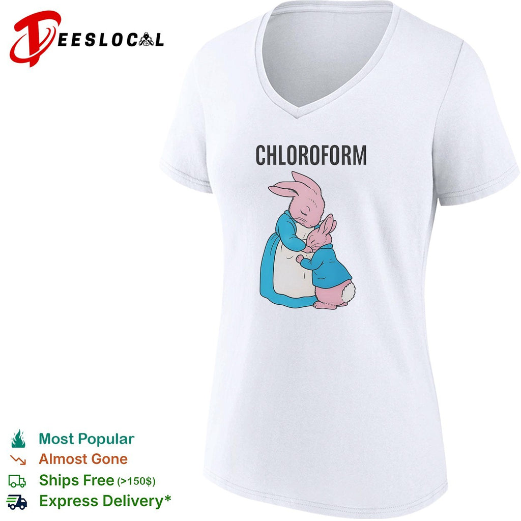 Chloroform bunny rabbits hugging shirt