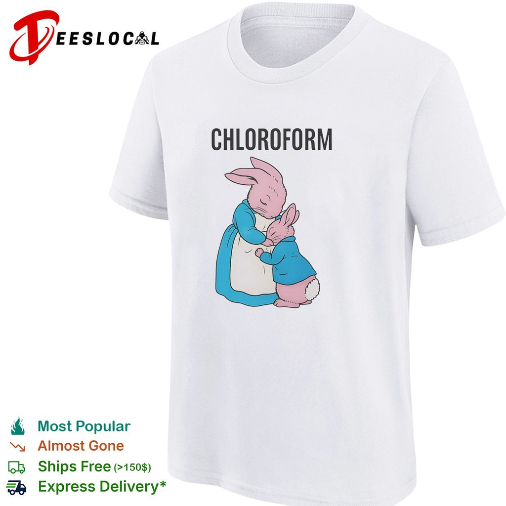 Chloroform bunny rabbits hugging shirt