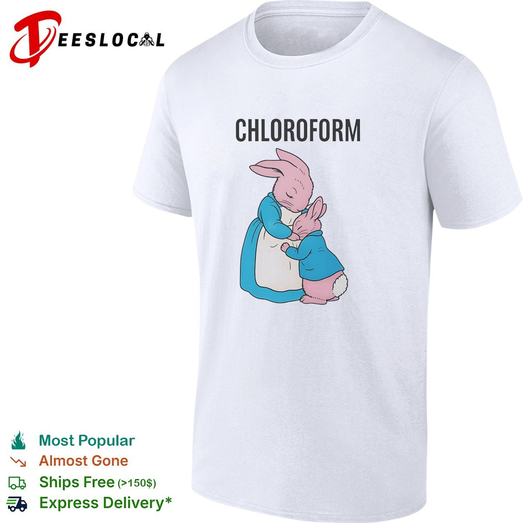 Chloroform bunny rabbits hugging shirt