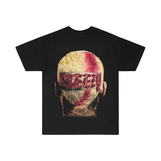 Chris 11:11 Breezy Brown Head Under the Influence 1111 Tour Merch Streetwear Heavyweight T-Shirt, Cotton Crewneck Tee, Full Sizes, Full Colors, Unisex T-shirt for Men and Women, Classic Menswear, Womenswear Top Collar