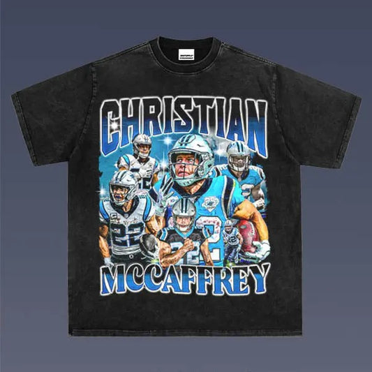 Christian McCaffrey 1.0 VINTAGE TEE | AMERICAN FOOTBALL | GIFT FOR FAN
