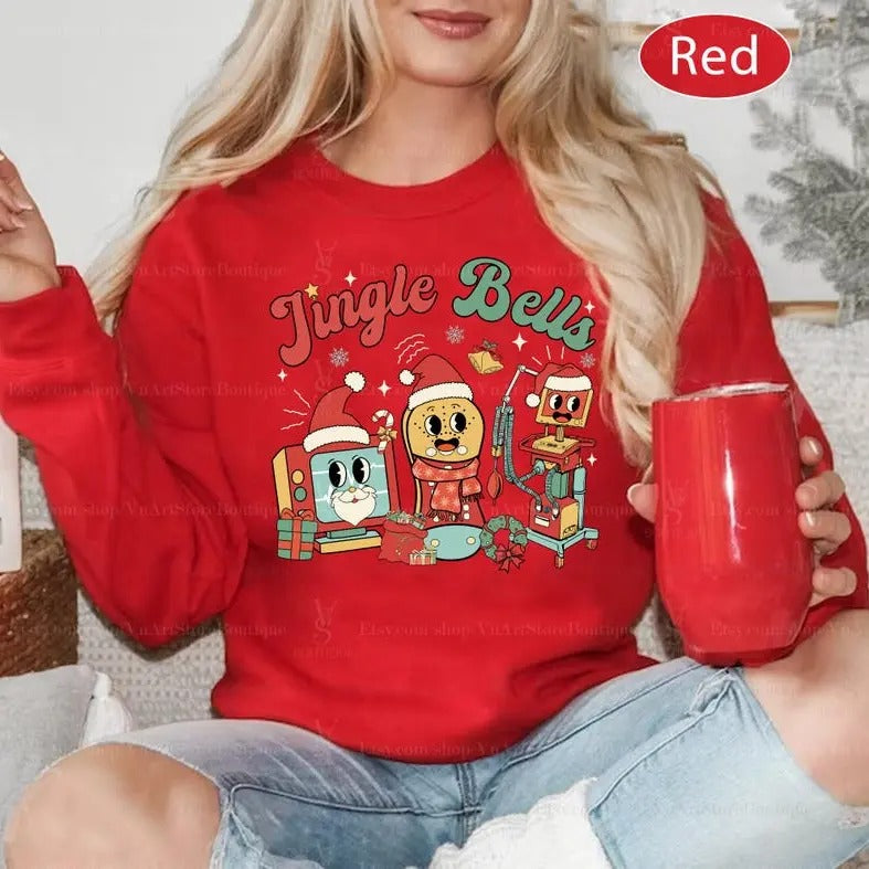 Christmas Nurse Shirt, Jingle Bells Nurse Shirt, Call Light Telemetry Healthcare, ER Nurse Sweatshirt, Christmas ICU Nurse Tee, Nurse Shirt, Gift For Him, Gift For Her