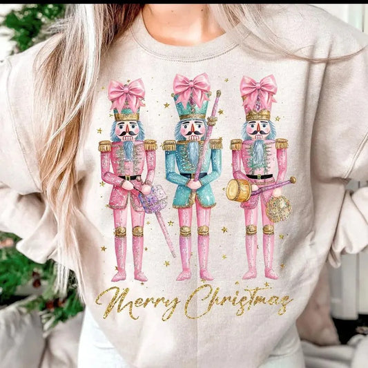 Christmas Nutcracker Sweatshirt, Nutcracker Christmas T-shirt,Merry Christmas sweatshirt,Cute nutcracker holiday top Hoodie,Gift 2024