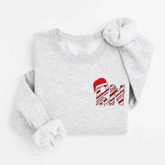 Christmas Registered Nurse Sweatshirt, Christmas Nurse Sweater, RN Christmas Gift Shirt, Merry Nurse Shirt, Christmas RN Shirt, Registered Nurse Holiday Shirt, Nurse Shirt