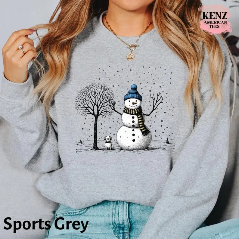 Christmas Snowman Sweatshirt, Christmas Sweatshirt, Snowman Shirt, Snowman T-Shirt, Christmas Crewneck, Christmas Shirts for Women  T-shirt, sweater and Hoodie