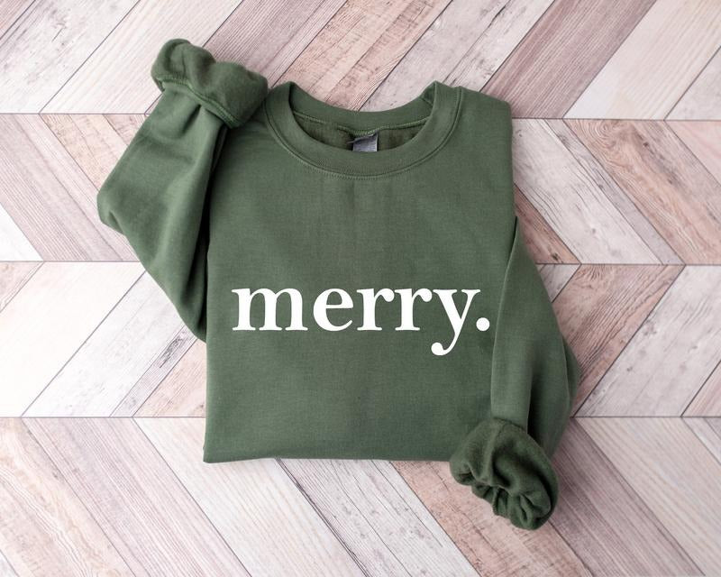 Christmas Sweatshirt, Merry Christmas Sweatshirt, Christmas Shirt For Women, Xmas Christmas Crewneck, Winter Holiday Sweater, Xmas Tee, Family Christmas Gift