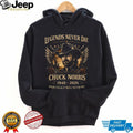 Chuck Norris Legends Never Die 1940 2026 Memorial Tribute T Shirt